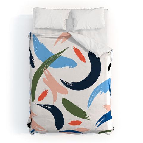 Marta Barragan Camarasa Brushstrokes 019 Duvet Cover