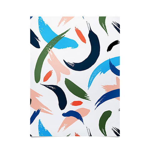 Marta Barragan Camarasa Brushstrokes 019 Poster