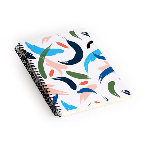 Marta Barragan Camarasa Brushstrokes 019 Spiral Notebook