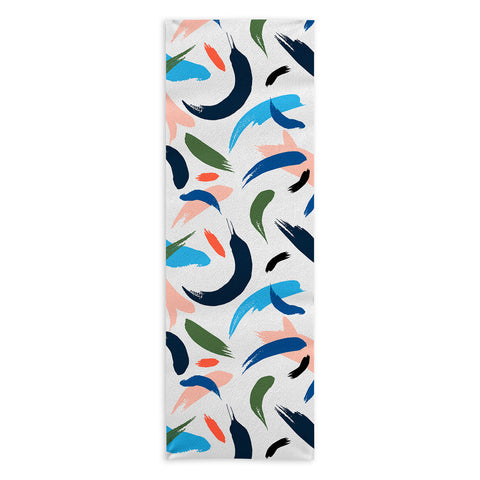 Marta Barragan Camarasa Brushstrokes 019 Yoga Towel