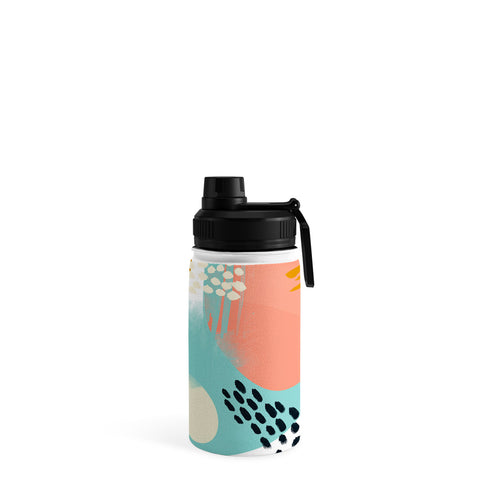 Marta Barragan Camarasa Brushstrokes abstract art Water Bottle