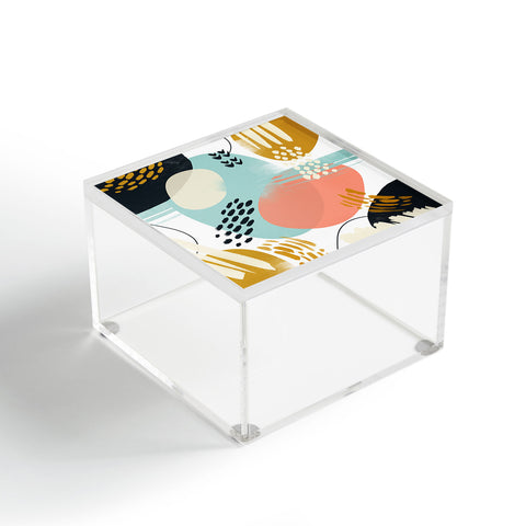 Marta Barragan Camarasa Brushstrokes abstract art Acrylic Box