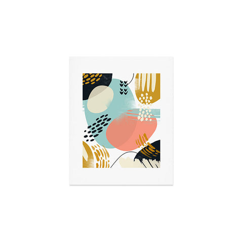 Marta Barragan Camarasa Brushstrokes abstract art Art Print