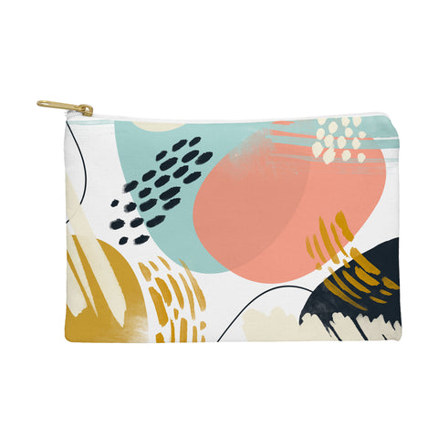 Marta Barragan Camarasa Brushstrokes abstract art Pouch