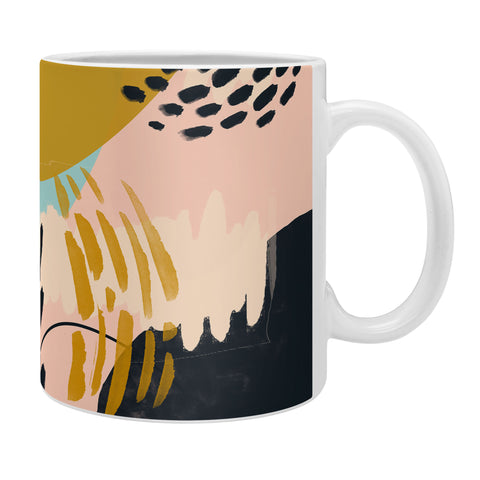 Marta Barragan Camarasa Brushstrokes abstract art I Coffee Mug