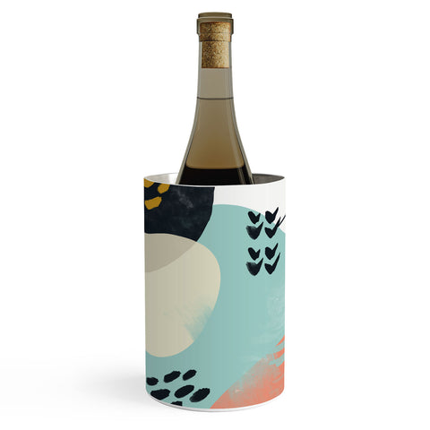 Marta Barragan Camarasa Brushstrokes abstract art Wine Chiller