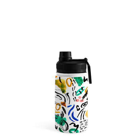 Marta Barragan Camarasa Brushstrokes art Water Bottle