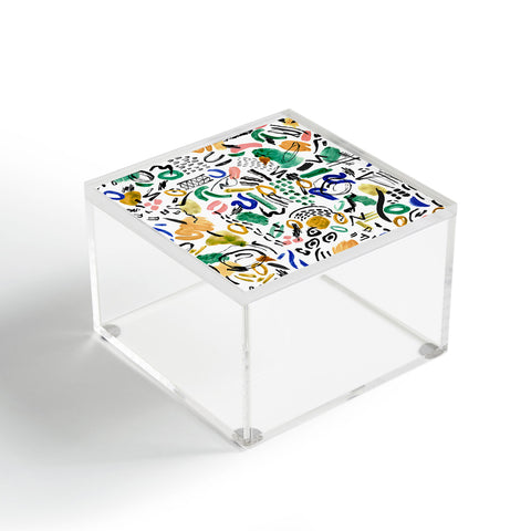 Marta Barragan Camarasa Brushstrokes art Acrylic Box