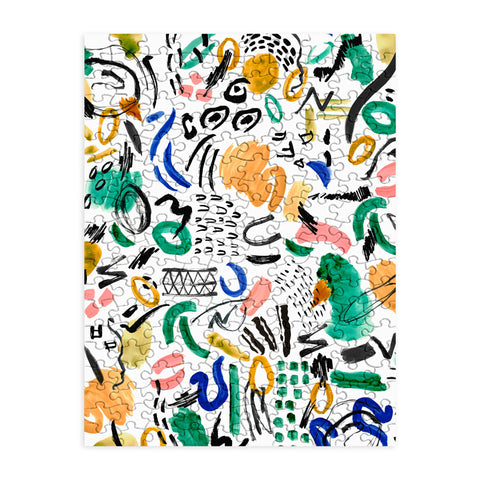 Marta Barragan Camarasa Brushstrokes art Puzzle