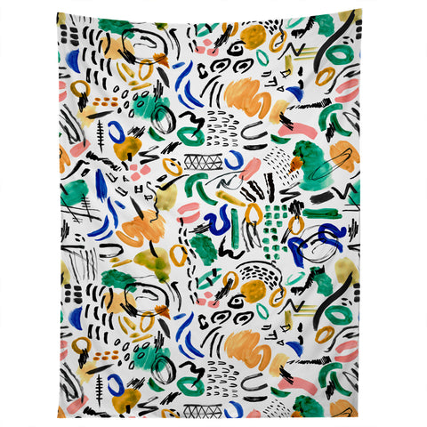 Marta Barragan Camarasa Brushstrokes art Tapestry