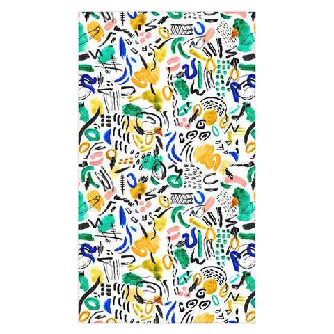 Marta Barragan Camarasa Brushstrokes art Tablecloth