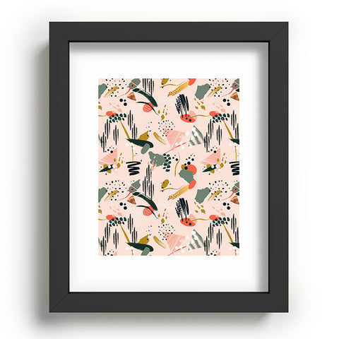 Marta Barragan Camarasa Brushstrokes I Recessed Framing Rectangle