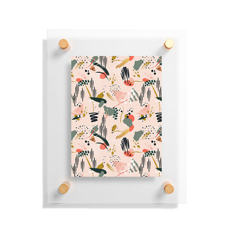 Marta Barragan Camarasa Brushstrokes I Floating Acrylic Print