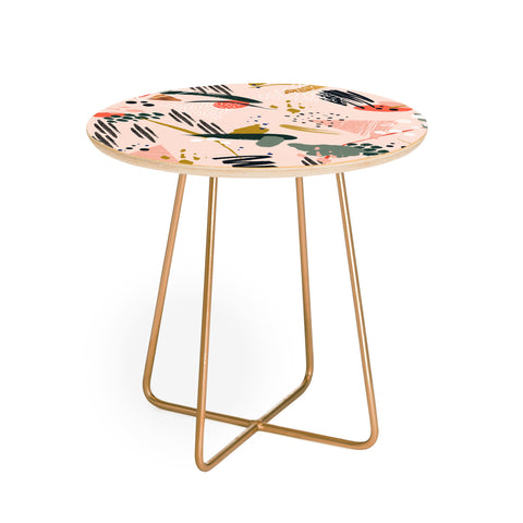 Marta Barragan Camarasa Brushstrokes I Round Side Table