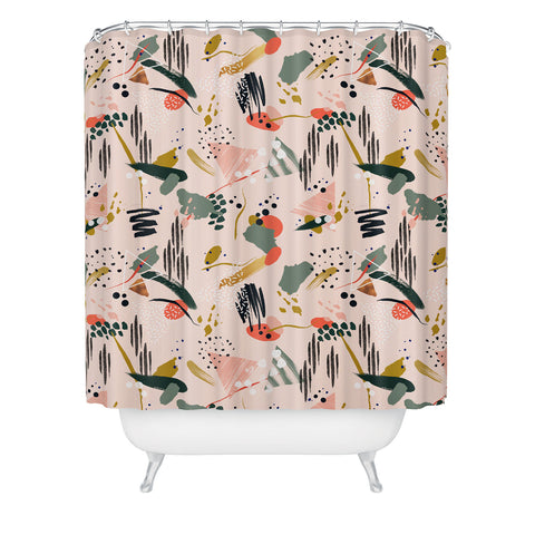 Marta Barragan Camarasa Brushstrokes I Shower Curtain