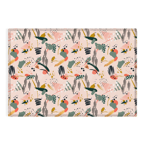 Marta Barragan Camarasa Brushstrokes I Outdoor Rug