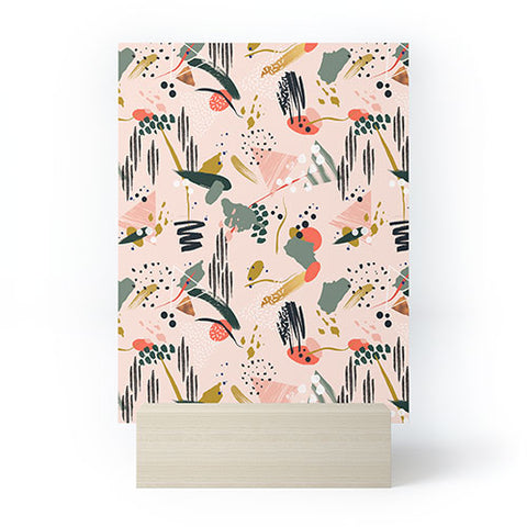 Marta Barragan Camarasa Brushstrokes I Mini Art Print