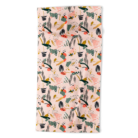 Marta Barragan Camarasa Brushstrokes I Beach Towel