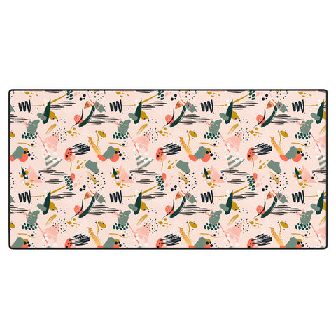 Marta Barragan Camarasa Brushstrokes I Desk Mat