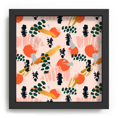 Marta Barragan Camarasa Brushstrokes II Recessed Framing Square