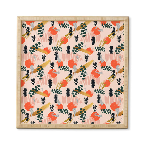 Marta Barragan Camarasa Brushstrokes II Framed Wall Art