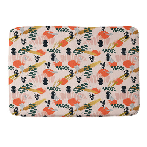 Marta Barragan Camarasa Brushstrokes II Memory Foam Bath Mat