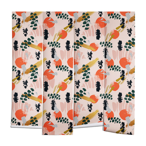 Marta Barragan Camarasa Brushstrokes II Wall Mural