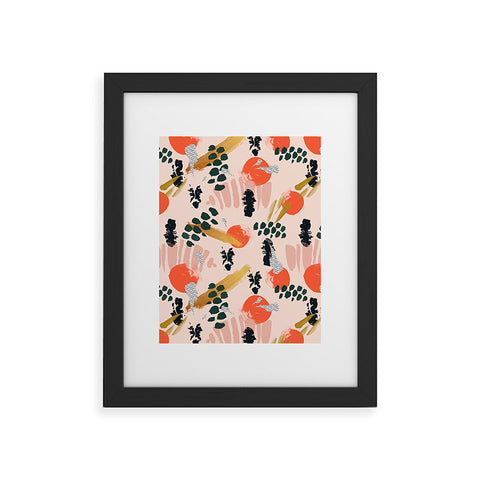 Marta Barragan Camarasa Brushstrokes II Framed Art Print