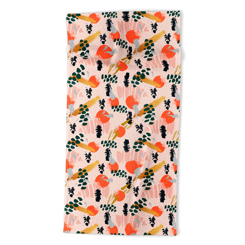 Marta Barragan Camarasa Brushstrokes II Beach Towel