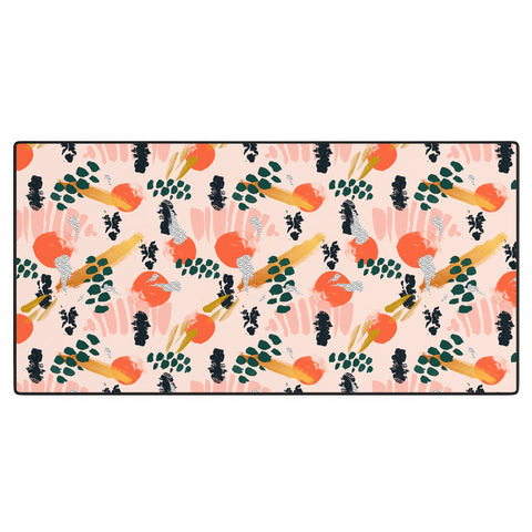 Marta Barragan Camarasa Brushstrokes II Desk Mat
