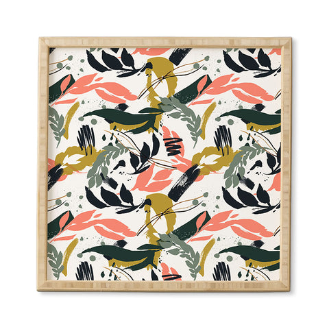 Marta Barragan Camarasa Brushstrokes of nature I Framed Wall Art