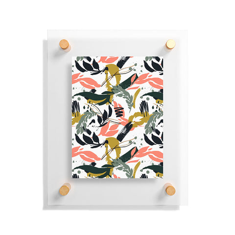 Marta Barragan Camarasa Brushstrokes of nature I Floating Acrylic Print