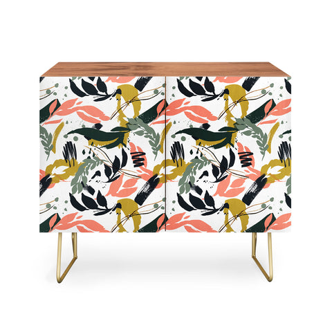 Marta Barragan Camarasa Brushstrokes of nature I Credenza