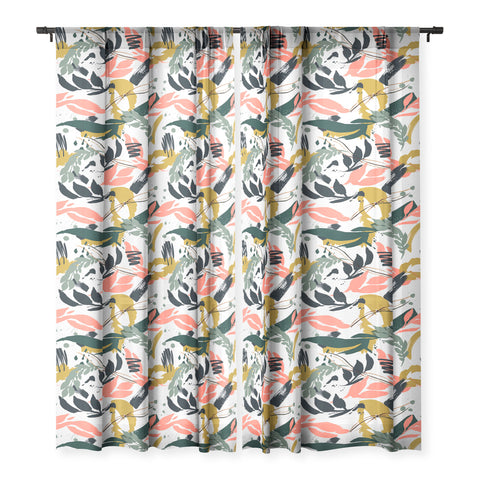 Marta Barragan Camarasa Brushstrokes of nature I Sheer Non Repeat