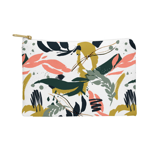 Marta Barragan Camarasa Brushstrokes of nature I Pouch