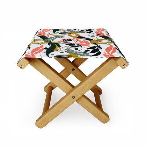 Marta Barragan Camarasa Brushstrokes of nature I Folding Stool