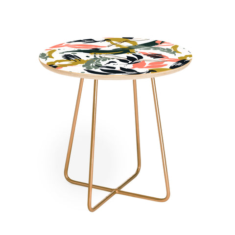 Marta Barragan Camarasa Brushstrokes of nature I Round Side Table