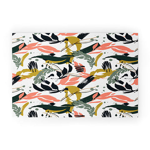 Marta Barragan Camarasa Brushstrokes of nature I Welcome Mat