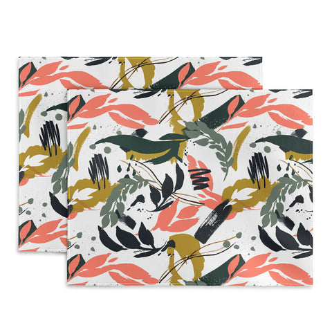 Marta Barragan Camarasa Brushstrokes of nature I Placemat