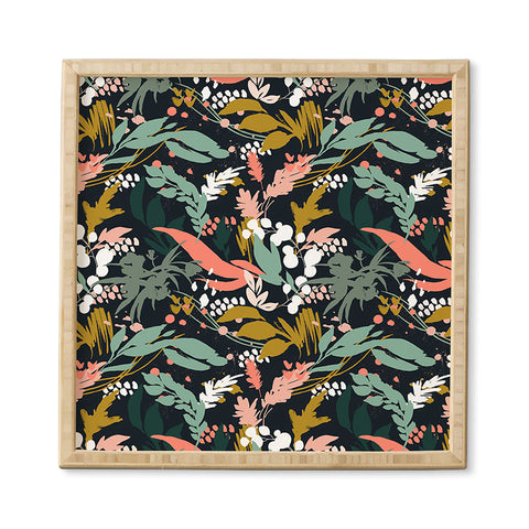 Marta Barragan Camarasa Brushstrokes of nature II Framed Wall Art