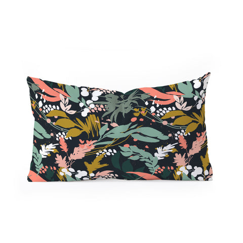 Marta Barragan Camarasa Brushstrokes of nature II Oblong Throw Pillow