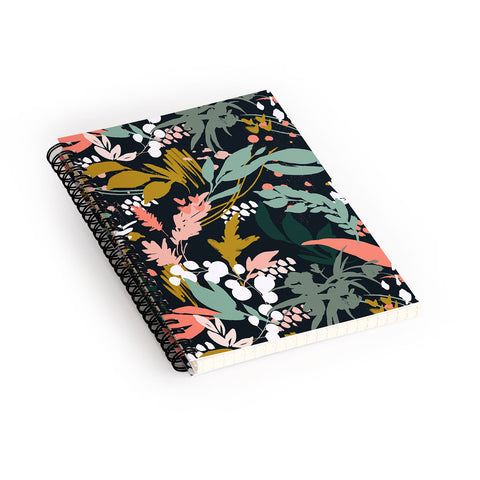Marta Barragan Camarasa Brushstrokes of nature II Spiral Notebook