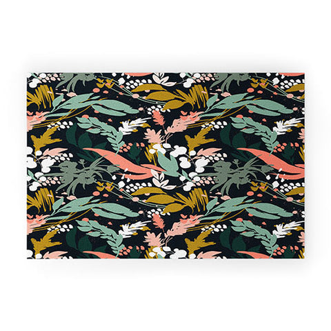 Marta Barragan Camarasa Brushstrokes of nature II Welcome Mat