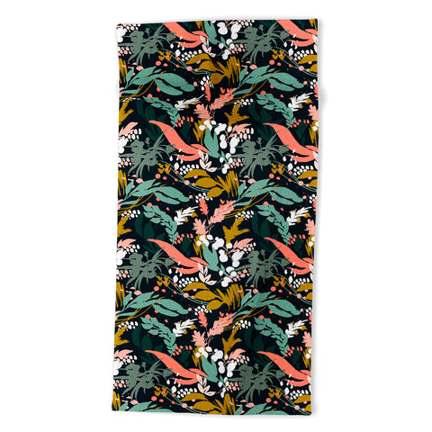 Marta Barragan Camarasa Brushstrokes of nature II Beach Towel