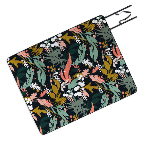 Marta Barragan Camarasa Brushstrokes of nature II Picnic Blanket