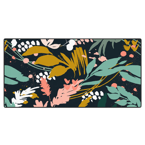 Marta Barragan Camarasa Brushstrokes of nature II Desk Mat