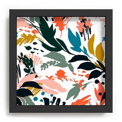 Marta Barragan Camarasa Brushstrokes of nature III Recessed Framing Square