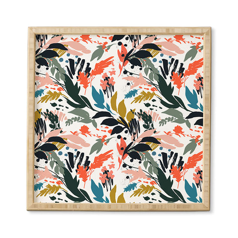 Marta Barragan Camarasa Brushstrokes of nature III Framed Wall Art