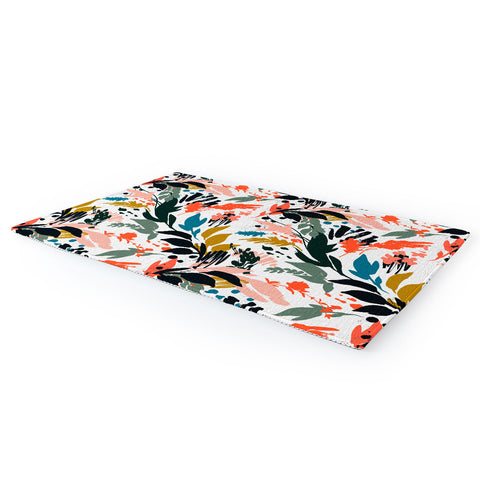 Marta Barragan Camarasa Brushstrokes of nature III Area Rug