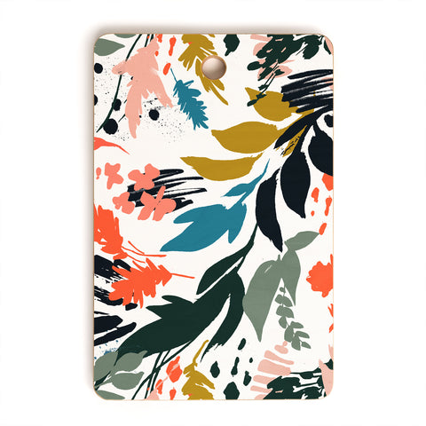 Marta Barragan Camarasa Brushstrokes of nature III Cutting Board Rectangle
